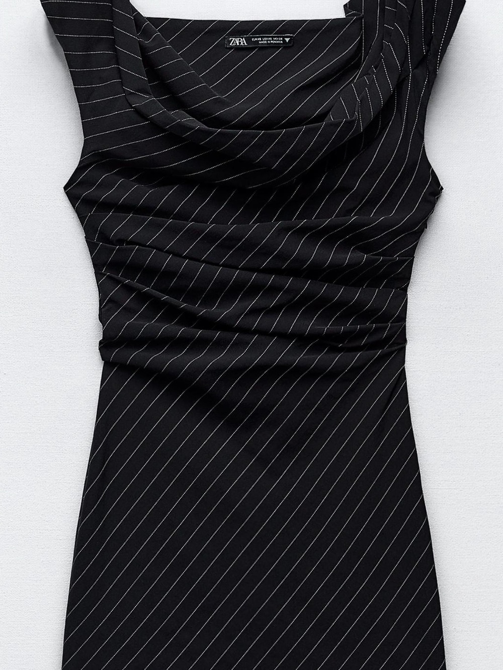 Zara NWT Pinstripe Mini Dress